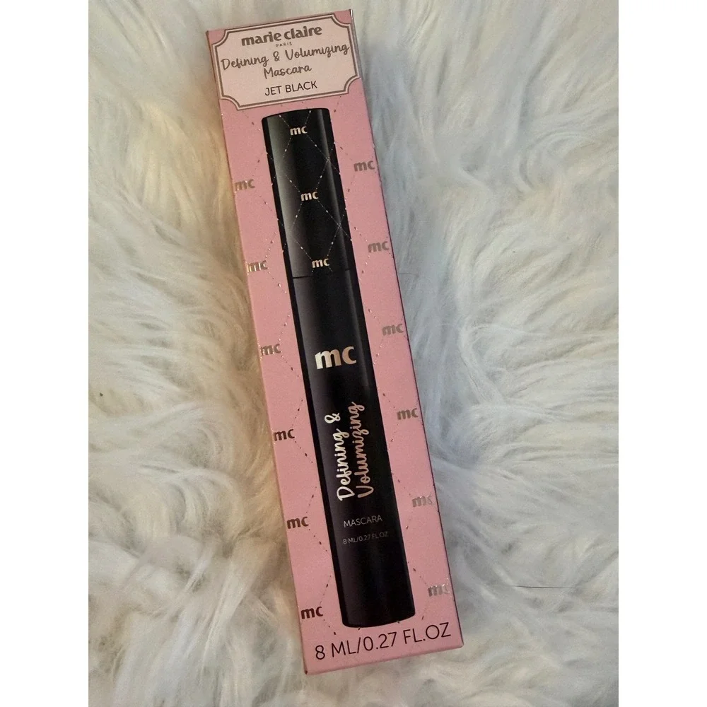 Marie Claire Paris Defining & Volumizing Mascara Jet Black 8ml Argan Oil Infused